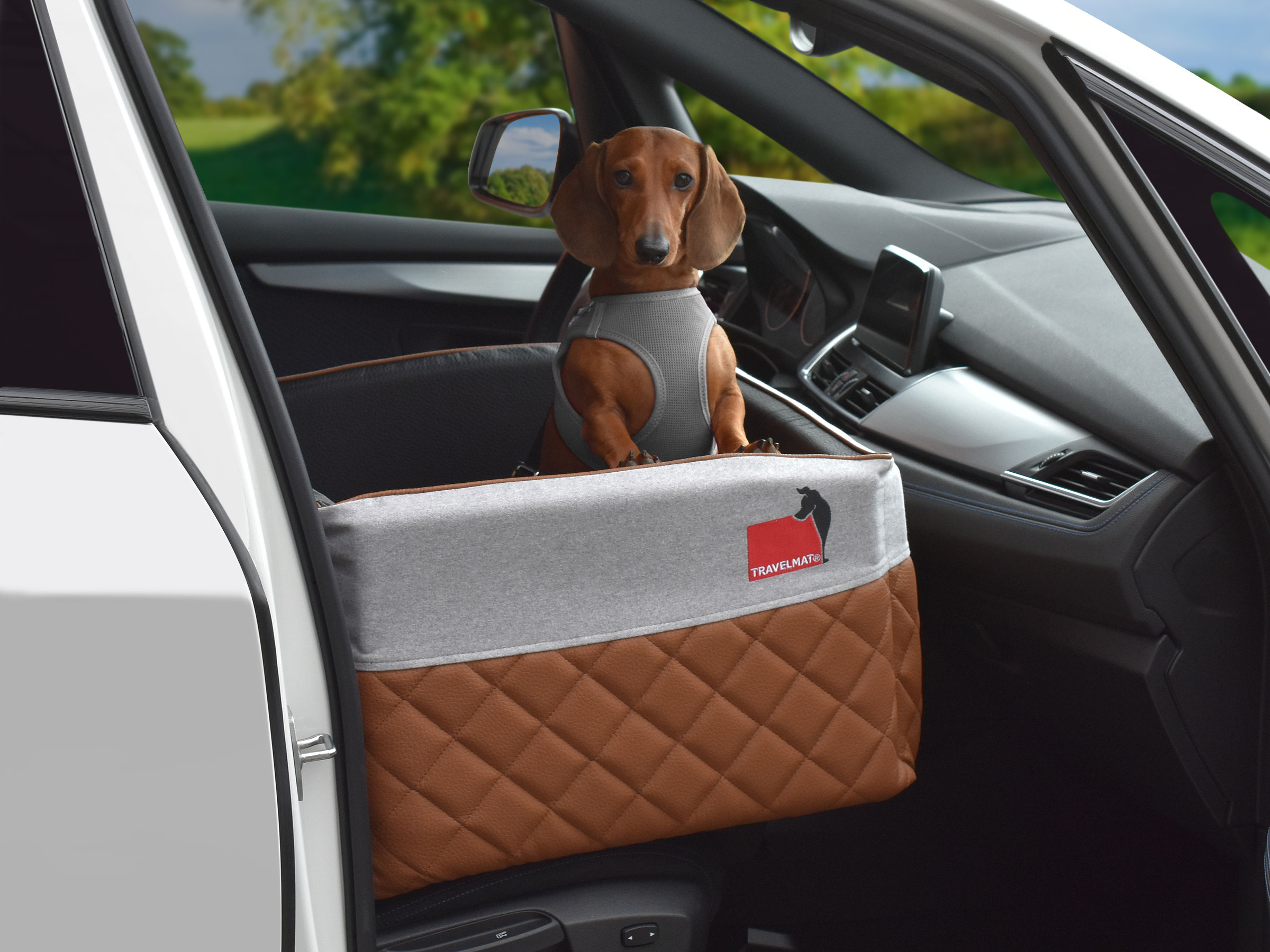 Car dog bed TRAVELMAT® ONE front seat