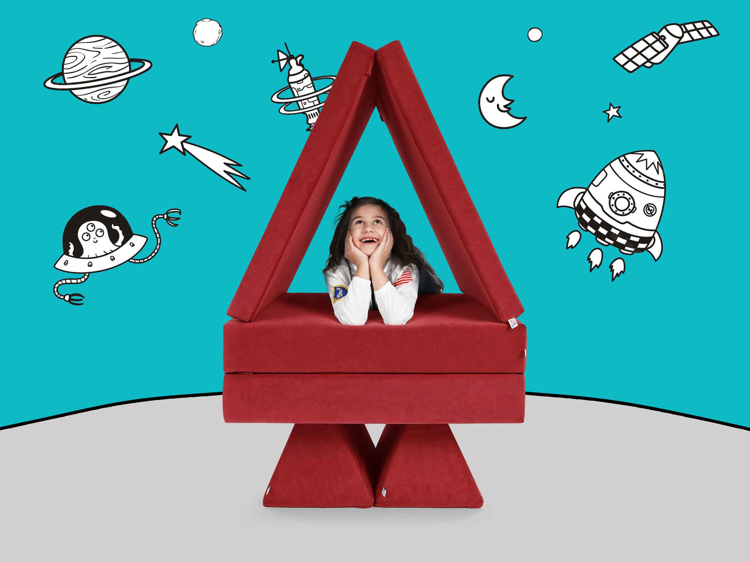 mypado PLAYme children's play sofa 4-piece set