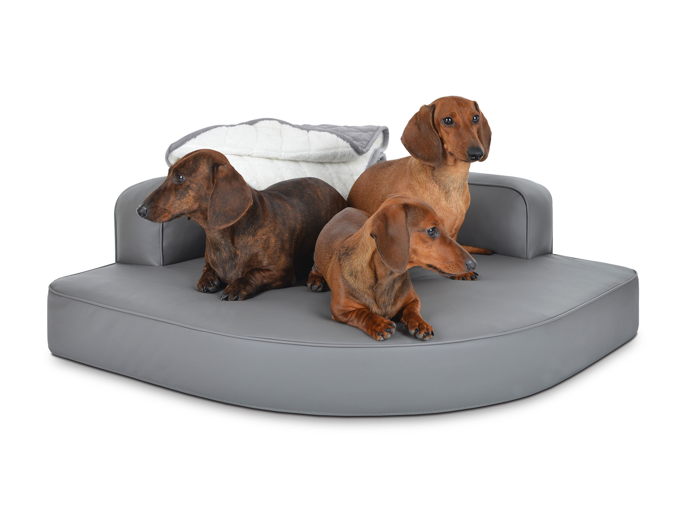 mypado Esquina Faux Leather Dog Bed